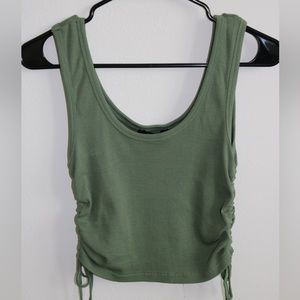 FOREVER 21 Adjustable Side Ruching Tank